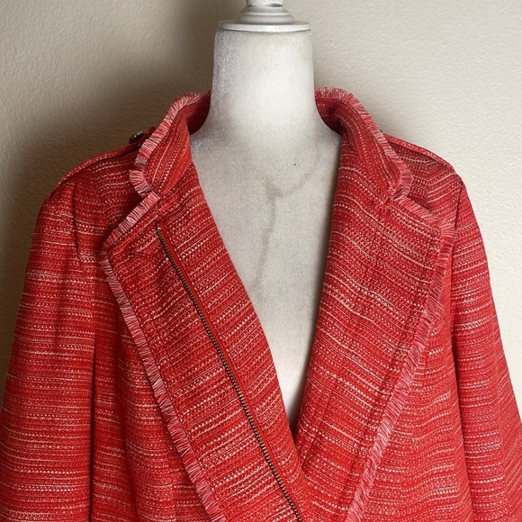 Chico’s - Textured Fringe Jacket - EUC - Picture 5 of 11